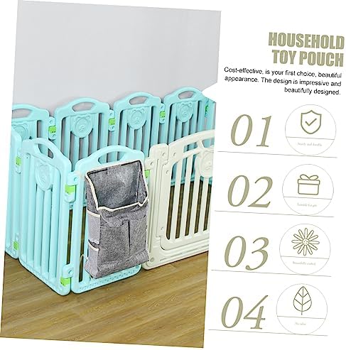 PET Fence Storage Bag Multi-Functional Hanging Toy Container Food Pouch for Dogs Portable PET Supply Organizer