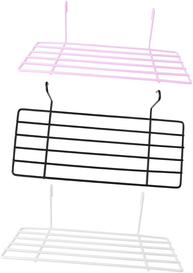 3pcs Parakeet Wall Mount Bird Platforms Iron Perch Stand for Small Parrots Cockatiels Lovebirds with Multifunctional Display Shelf for Cage