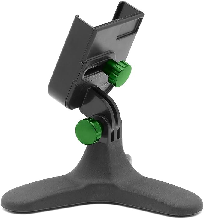 WeatherTech DeskFone - Universal Desktop Cell Phone Holder (Forest Green Metal Knobs)