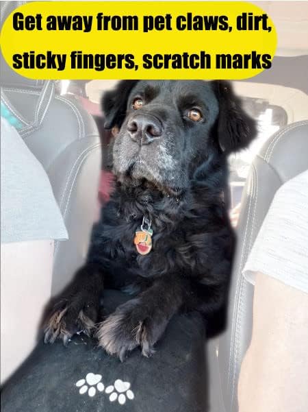 Center Console Cover for Jeep Wrangler JK JKU Sahara Armrest Pad Storage Organizer Interior Accessories Dog Protector Get Away from Pet Claws Sticky Fingers, Scratch Marks, Holes