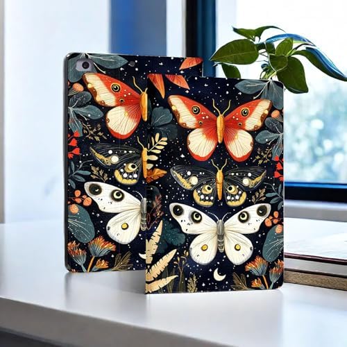 for Microsoft Surface Pro 8-13" 2021 Tablet Case,Auto Wake/Sleep,Adjustable Stand Protective Cover - Butterfly Floral