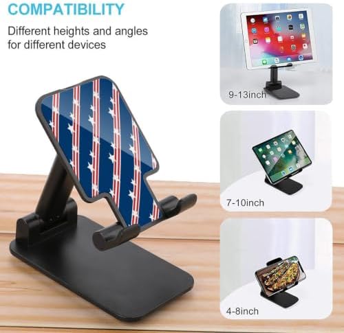 Universal Adjustable USA Patriotic Stars and Stripes Phone Stand