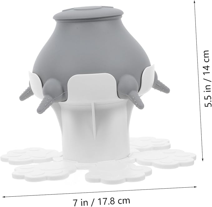 ibasenice Puppy Feeding Station Nipples Pet Nursing Device for Puppies Kitten Silicone Feeder Bowl Sturdy Stand