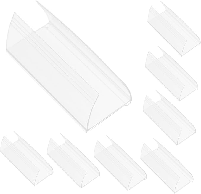 300pcs Pet Label Holders for Wire Racks Classroom Mailbox Display Holder Sign Sticker Organizers