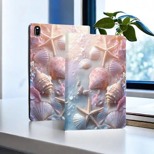 for Samsung Galaxy Tab S7 FE 2021/S8 Plus 2022/S7 Plus 2020 12.4 Inch Tablet Case,Auto Wake/Sleep,Adjustable Stand Protective Cover - Peacock Feather