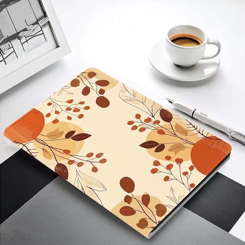 for Samsung Galaxy Tab S6 10.5" Tablet Case(Model SM-T860/T865/T867) 2019 Release,Premium Leather Folio Stand Auto Wake/Sleep,Multiple Viewing Stand,Boho Botanical Plant