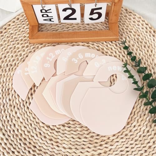 cephira baby closet dividers-double sided clothes organizer for newborn to 24 months size closthes neutral closet organizer for baby girl boy， baby clothes dividers for closet for nursery room decor