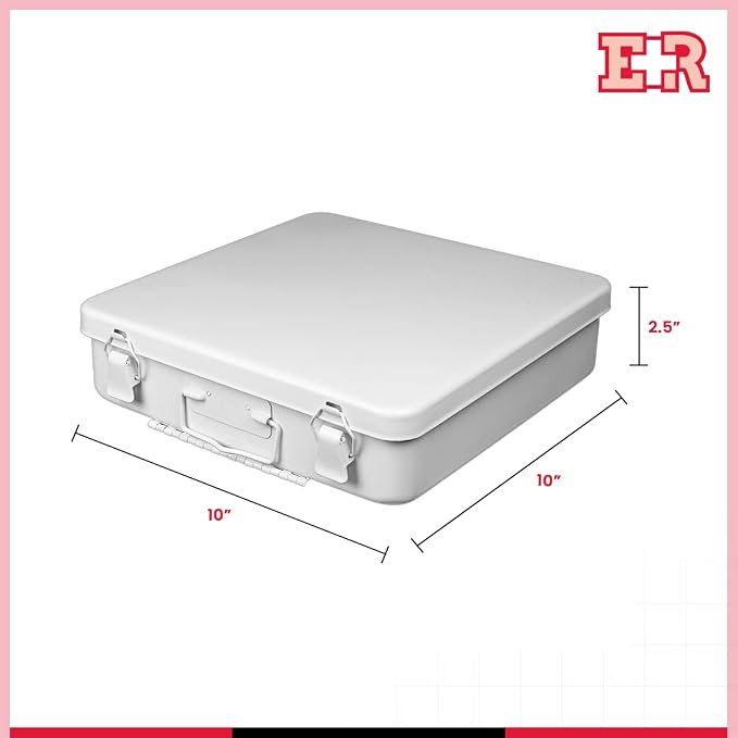 Ever Ready First Aid Metal Case, No.24 – 10” x 10” x 2.5”