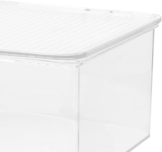 CD Storage Box with Lid, Portable PET Disc Organizer | Dustproof Keepers for CDs and DVDs, Lightweight Space-Saving Design, Body, Household Media Organizing