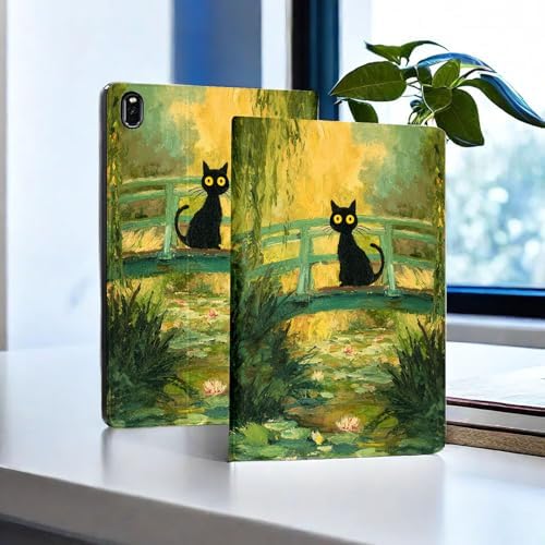 for Samsung Galaxy Tab A 8.4 Model T307 Tablet Case,Auto Wake/Sleep,Adjustable Stand Protective Cover - Dreamy Heart Watercolor