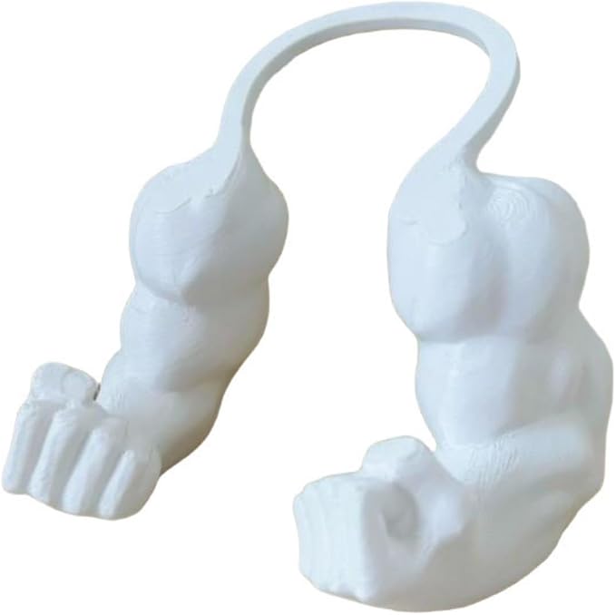 greenbar Muscle Arms for Cats, Cat Arms Muscle, Cat Arms, White | Comfortable, Shoulder-Worn Cat Cosplay Accessory; Suitable For Halloween, Christmas, And Birthdays; Fits Small Cats And Dogs.
