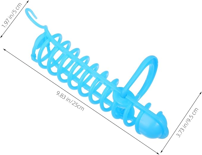 Parrot Feeding Rack Device for Parrots Simple Stand Design for Easy Installation Hanging Fruit Holder for Birds Blue