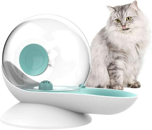 Pet Water Dispenser for Dogs and Pets Gravity Automatic Waterer Feeder Water Drinking Fountain for Small or Medium Size Dogs Cats (Green)