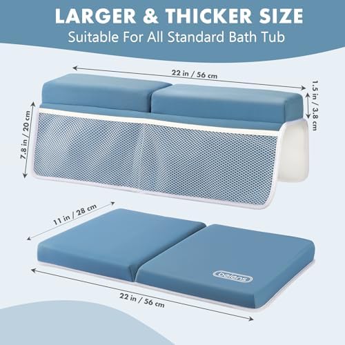 beiens Bath Kneeler and Elbow Rest Pad Set, 1.5-Inch Thick Memory Foam Pads