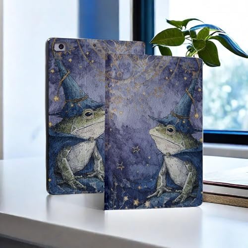 for Microsoft Surface Pro X/Pro X Plus-13 2019/2020/2021/2024 Tablet Case,Auto Wake/Sleep,Adjustable Stand Protective Cover - Magic Frog Wizard