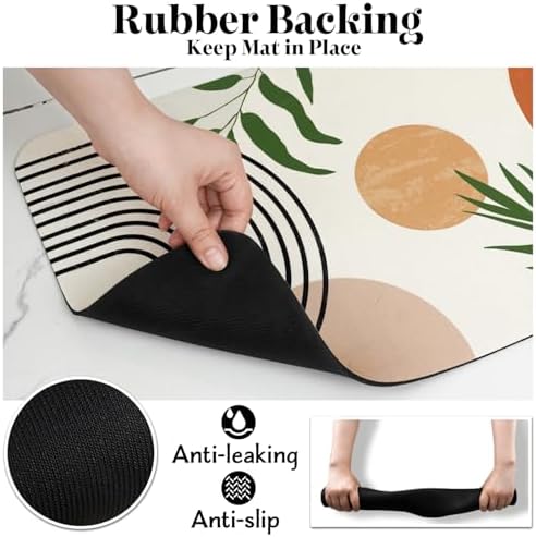 Dog Food Mats for Floors, Absorbent Dog Bowl Mat for Food and Water Dispenser, Quick Dry Cat Food Mat Pet Supplies