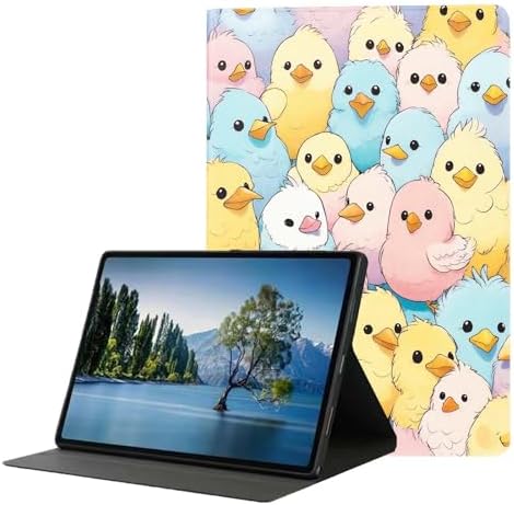 for Samsung Galaxy Tab S6 10.5" Tablet Case(Model SM-T860/T865/T867) 2019 Release,Premium Leather Folio Stand Auto Wake/Sleep,Multiple Viewing Stand,Cute Chicks