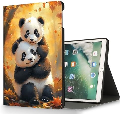 for Microsoft Surface Pro 11/10/9-13" 2024/2022 Tablet Case,Auto Wake/Sleep,Adjustable Stand Protective Cover - Cute Panda