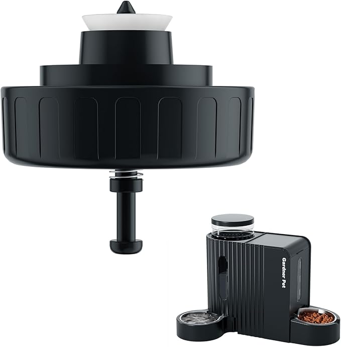 Gardner Pet Automatic Gravity Cat Food Feeder and Water Dispenser Outlet Jug Replacement Parts Accessory for Waterer-（0.8 gallons）