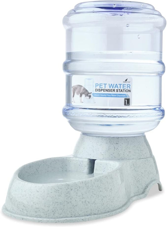 NOA Automatic Pet Water Dispenser | 3.8 l Cat and Dog Gravity Feeder, Waterer Dispenser Station, Automatic Water Station, Cat and Dog Water Bowl
