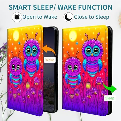 Case for Samsung Galaxy Tab S8 2022/S7 2020 11 Inch, 360 Degree Rotating Stand with Multi-Angle Vertical & Horizontal Viewing Shockproof Protective Shell for Women Men, Honey Sunset