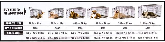 Precision Pet Products Two Door Wire Dog Crate, 24in, for Pets 15-30lbs | Provalue Design with 5-Point Locking System