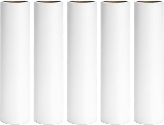 9.45 inch Large Lint Roller Refills Compatible with Delomo PetLovers and Other 9.4'' - 9.5'' Large Lint Rollers for Carpet Floor Pet Hair Remover Refill 60 Sheets per Roll 5 Pack Total 300 Sheets