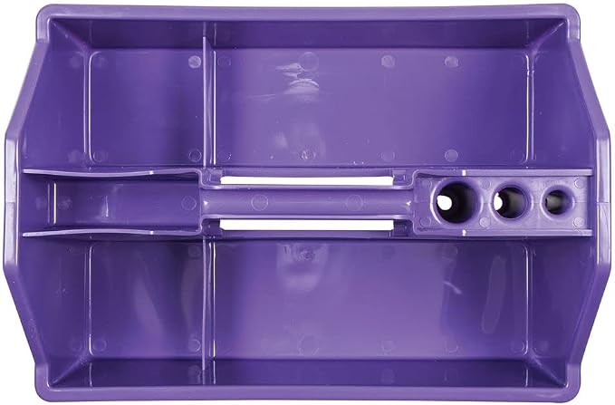 Dura-Tech Gold Tote-All Grooming Box | Essential for Horse Grooming | Ample Storage | Durable & Weather Resistant | Designed for Convenience | Perfect for Shows & Pros | Color Purple