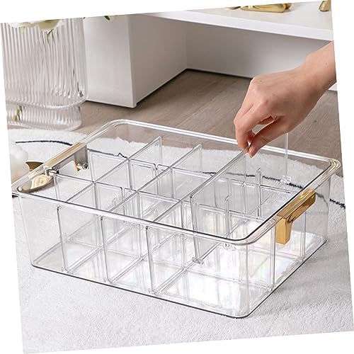 OUNONA Multi-functional Underwear and Socks Organizer Box Drawer Storage Dividers for Closet Easy Installation Dust Design for Neat Sock Management