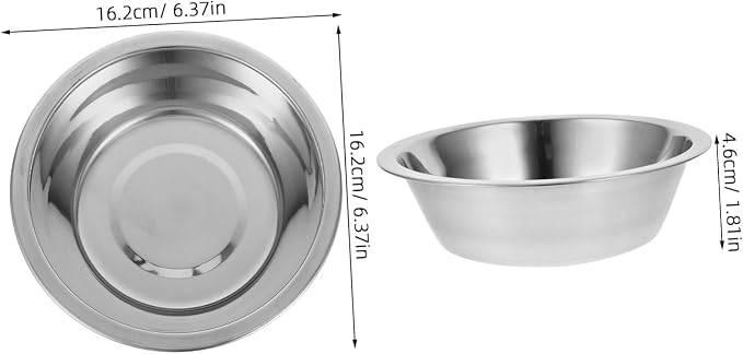 Toddmomy Elevated Wall-Mounted Dog and Cat Feeder Stainless Steel Bowls Space-Saving Design for Comfortable Mealtime Versatile Pet Feeding Station for Pets