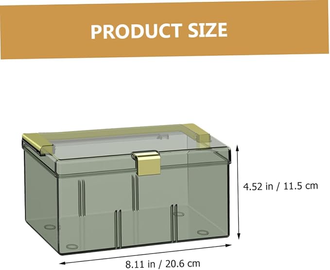 minkissy Handheld Medicine Chest Pet Storage Box Daily Pill Box Compact Portable Organizer