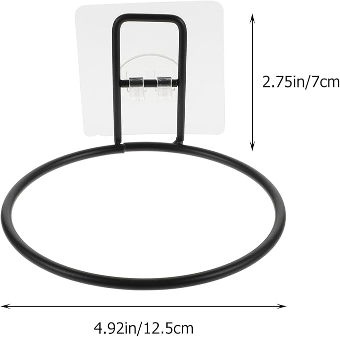 Abaodam 2Pcs Wall Hanging Rack Pet Food Bowl Hanger Iron Fixed Frame Wall-Mounted Feeder Rack for Dogs and Cats, Space-Saving Raised Feeding Bowl Holder 3 Nail-Free Adhesive Strips
