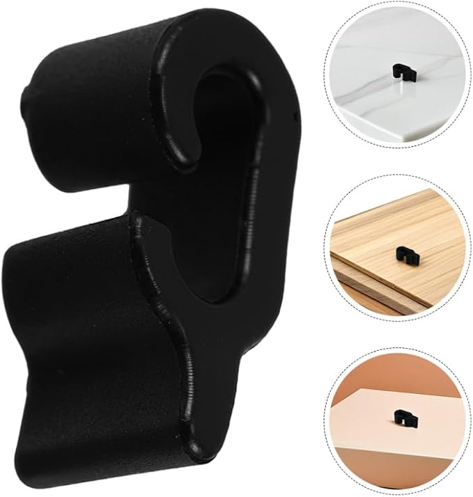 80Pcs Closet Organizer Clips Multi-Functional Plastic Buckle Clips for Shelving Wire Cage Door Connectors Pet Enclosures Shoe Cabinets Easy No-Tool Installation 0.70X0.31X0.27In