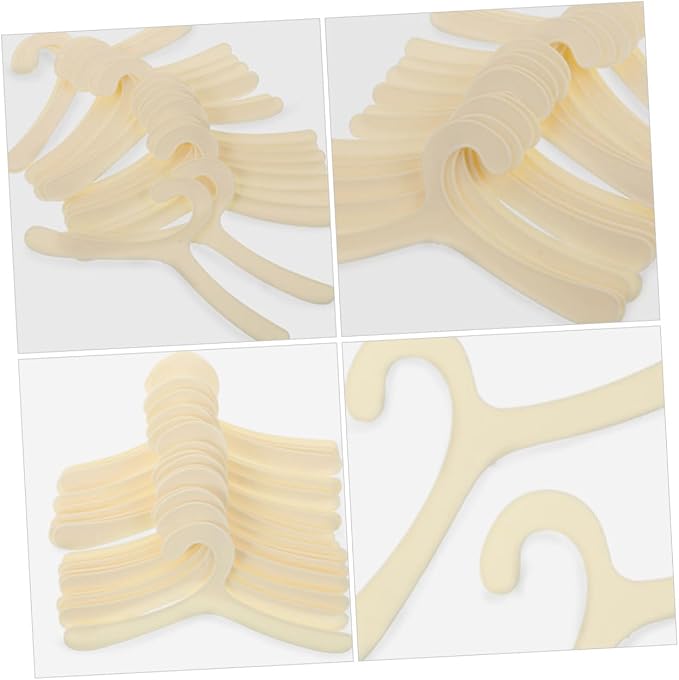 Milisten 24pcs Pet Clothes Hangers for Dog and Cat Apparel Sturdy Organizers for Stylish Wardrobe Convenient Design for Easy Hanging and Storage of Pet Clothing