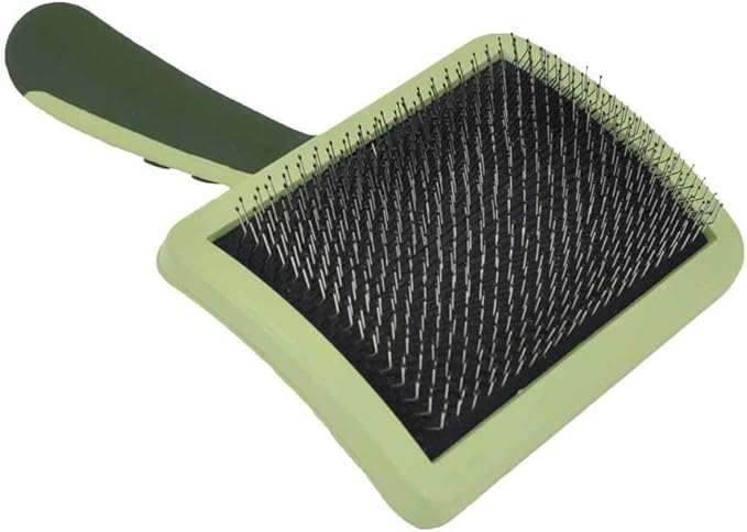 Coastal Pet Hair Brush for Dogs of All Types - Safari Curved Slicker Brush - Pet Grooming Tools for Shedding - Dog Pin Brush for Detangling - 7.5 x 4.5 inches