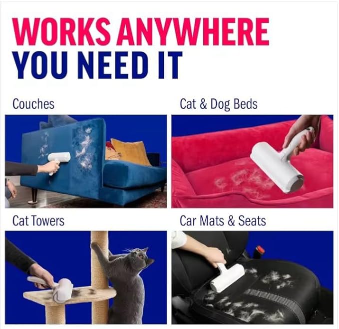 Pet Hair Remover Roller- Reusable Lint