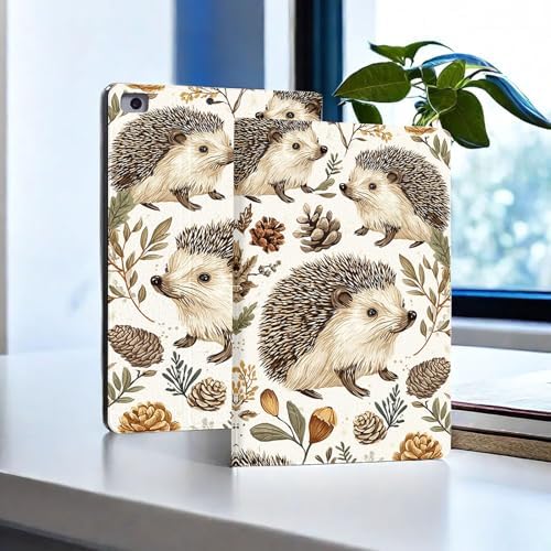 for Microsoft Surface Pro 8-13" 2021 Tablet Case,Auto Wake/Sleep,Adjustable Stand Protective Cover - Hedgehog