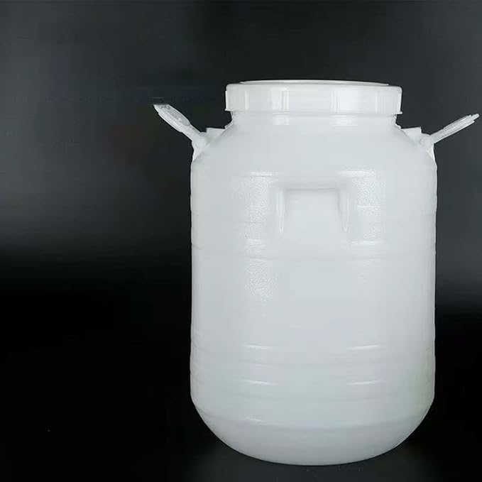 Pp Bucket with Lid Food Storage Container for Pantry Supplies Storage Bin for Pet Food Kitchen Indoor Outdoor, 10 L Round