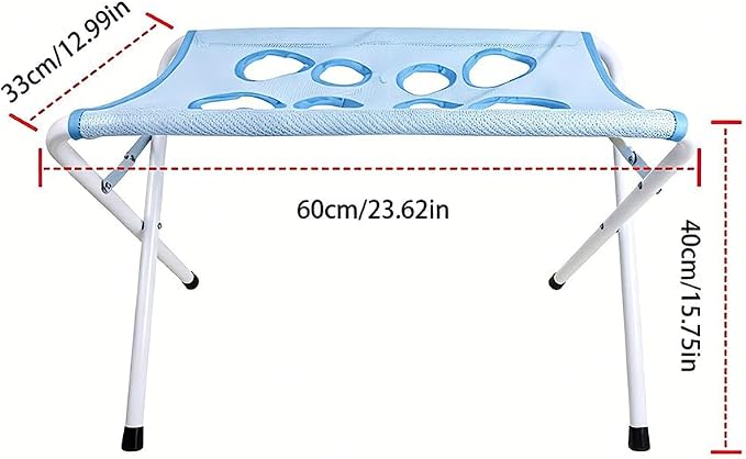 Foldable Pet Bathing Stand, Portable Dog Shower Grooming Rack, Pink | 44 LBS Weight Capacity Pet Grooming Hammock with Stand for Daliy Care,