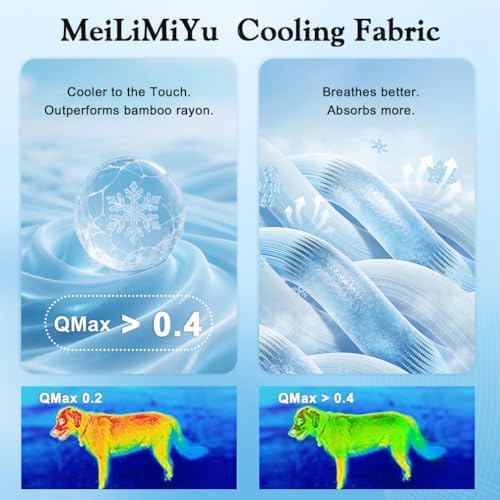 2026 Arc-Chill Upgraded Dog Cooling Mat Q-Max>0.4 Pet Cooling Pad | Non-slip Dog Bed Mats Washable Cooling Mat for Dogs Cats Instant Cool Relief for Indoor Floor Sofa, Outdoor Garden& Car Seats