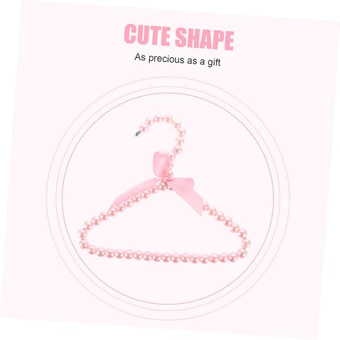 Mini Hanger for Pet Clothing Pearl Hanger Decorative for Dog Portable Pet Garment Rack