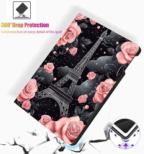 for Samsung Galaxy Tab A 10.1 2019 Model T510/T515/T517 Tablet Case,Auto Wake/Sleep,Adjustable Stand Protective Cover - Galaxy Cat