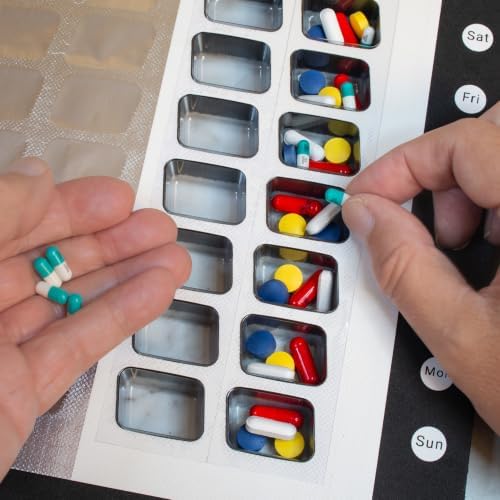 MPS MedPack 14 Compliance Pack - 7-Day 2-Pass (2-Doses Per Day) Disposable Multi-Med Blister Card Refill with 26 Cards & 26 Blisters