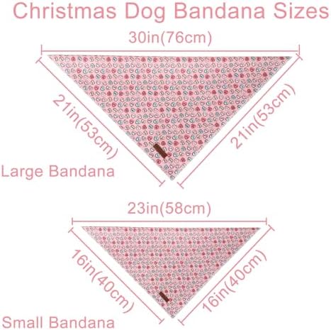 Valentine Dog Bandana, Pink Heart Triangle Bid Scarf for Small Medium Dog, Cotton Pet Kerchief for Girl Boy Dogs or Cats, Red Dog Bandana, Cute Adorable Puppy Bandana