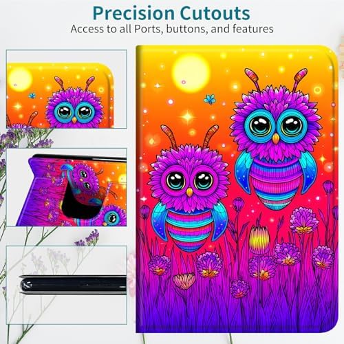 Case for Samsung Galaxy Tab S8 2022/S7 2020 11 Inch, 360 Degree Rotating Stand with Multi-Angle Vertical & Horizontal Viewing Shockproof Protective Shell for Women Men, Honey Sunset