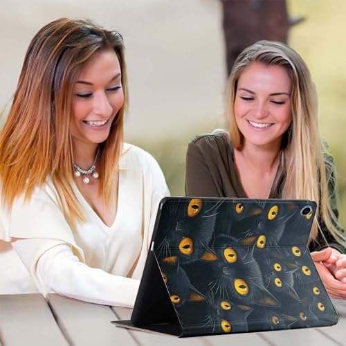 for Samsung Galaxy Tab S6 Lite 10.4" Tablet Case 2022/2020(SM-P610/P613/P615/P619),Premium Leather Folio Stand Auto Wake/Sleep,Multiple Viewing Stand,Cute Kittens