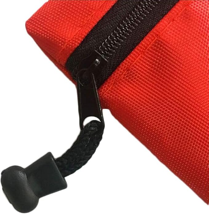 6 Pack Empty First Aid Bag, Mini Travel Empty First Aid Kit Pouch Bag for Emergency at Home, Office, Car, Outdoors, Boat, Camping, Hiking(Bag Only)