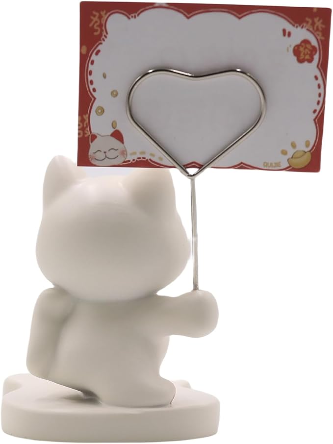 Cute Cat Phone Stand Cartoon Animal Pig Dog Phone Holder Desktop Phone Holder Stand Compatible with All Phones Cute Animal Desk Ornament