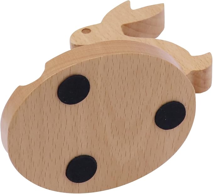 Cute Bunny Cellphone Stand Holder Wooden Smartphone Desk Holder for All Mobile Phones Animal Phone Stand Desk Ornament