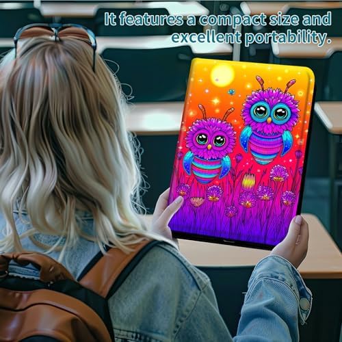 Case for Samsung Galaxy Tab A7 10.4" 2022/2020, 360 Degree Rotating Stand with Multi-Angle Vertical & Horizontal Viewing Shockproof Protective Shell for Women Men, Honey Sunset